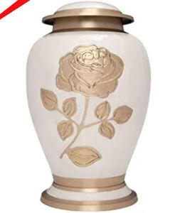 Premium Quality Flower Antique <b>Keepsake</b> <b>Ashes</b> Adult Cremation Urns - Product Image 3