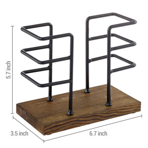 Nouveau porte-serviettes en métal pour la décoration de table avec des couleurs et des tailles personnalisées pour les hôtels et les cafés - Product Image 3