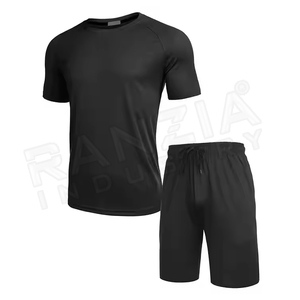 Conception personnalisée à prix réduit Vente en gros haute qualité Ensembles shorts pour hommes Dernière mode pour hommes Ensembles courts pour hommes pullover Ensembles jumeaux - Product Image 5