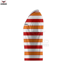 Chemises de golf pour hommes personnalisées de haute qualité, tissu tricoté uni, respirant, polyester/coton, avec logo brodé - Product Image 4