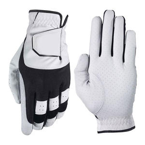 Gants de golf en cuir de cabretta respirants et confortables en gros, pour droitiers et gauchers, gants de sport en peau de mouton respirants - Product Image 1