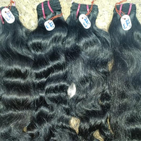 Extensions de cheveux humains vierges indiens Remy en gros, tissées à la machine, double trame, pour toutes les couleurs et permanentes