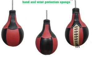 Balle de vitesse de boxe et balle de boxe à la main Relief Fighting Speed Reflex Training PU Punching Double Speed Ball - Product Image 2