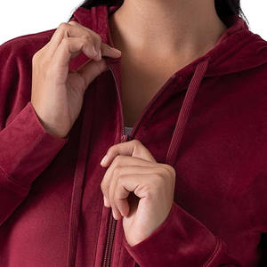 Ropa deportiva de secado rápido entrenamiento manga larga cremallera gimnasio correr con bolsillos trajes para mujeres chándales Unisex alta calidad - Product Image 3