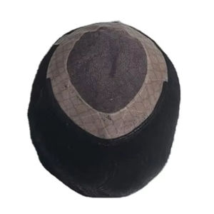 Taz Hair BD, Sistema Capilar Masculino con Peluca de Cabello Humano Remy Indio Estilo Yaki, Trama Única para Encaje - Product Image 6