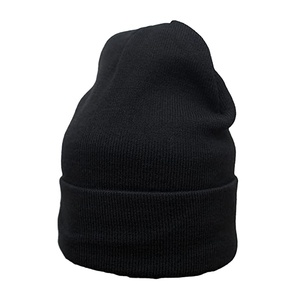Custom Double Layer Knit <b>Beanie</b> Hat Warm Winter Skull Cap Soft Acrylic Cuffed Unisex Rhinestone <b>Waterproof</b> Breathable Durable - Product Image 1
