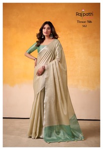 Nouveau concepteur belle fête porter tissu soie Saree femme fabricant de mode de Surat au taux le plus bas - Product Image 3