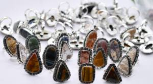 Anillo de Piedras Preciosas, Hermoso Anillo, Anillos para Mujer, Anillos de Joyería, Anillo de Piedras Preciosas Chapado en Plata 925, Anillo de Piedras Preciosas Talla Estadounidense 4-10 - Product Image 4