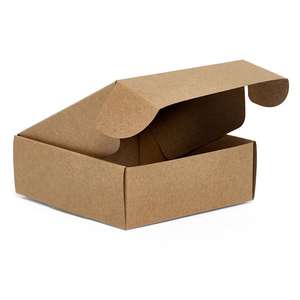 Kraft Paper Tuck Top Tab <b>Lock</b> Gift <b>Boxes</b> Aseptic Rigid <b>Boxes</b> with Glossy Lamination Embossing Recycled Materials UV Advantage - Product Image 3