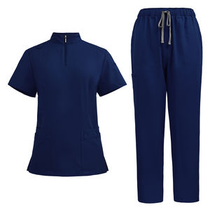 Nuevo estilo, uniformes médicos de Spandex, juegos de uniformes médicos de Hospital para mujeres y hombres, uniformes de enfermera de tela tejida, uniformes aptos para enfermería - Product Image 6