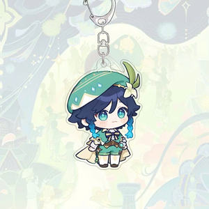 Porte-clés en acrylique transparent pour personnage d'anime, jouet durable et vibrant pour les fans et les collectionneurs - Product Image 4