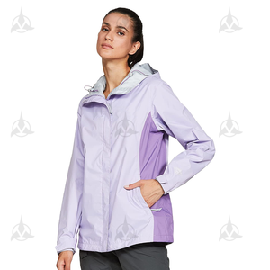 Chaquetas cortavientos de poliéster 100% 2025 para mujer, chaquetas con cremallera a prueba de viento para entrenamiento a la moda, chaquetas de nailon con cremallera para mujer, Boxy Fit - Product Image 1