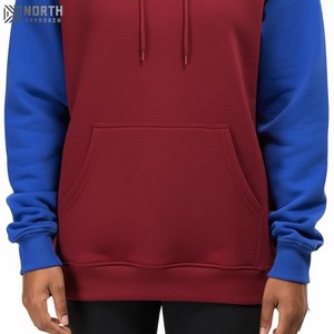 Streetwear Design décontracté Oem haute qualité couleur unie sweat-shirt à capuche surdimensionné et confortable pull à capuche en coton pour hommes - Product Image 5