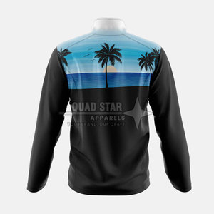 เสื้อแจ็คเก็ตฤดูหนาวผู้ชายแบบซิป ¼ ตัว สีพื้น คุณภาพพรีเมียม พิมพ์ลายแบบซับลิเมชั่น ขายดีที่สุด - Product Image 2