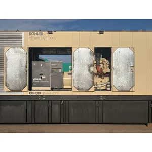 เครื่องกำเนิดไฟฟ้าดีเซลสามเฟส 1000 กิโลวัตต์ 480 โวลต์ แบบปิด สำหรับใช้งานเชิงพาณิชย์ สำรองไฟฉุกเฉิน - Product Image 3