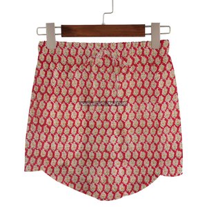 Nouveaux shorts cache-cœur imprimés pour femme, collection été, en coton, pour la plage, style baby doll - Product Image 6