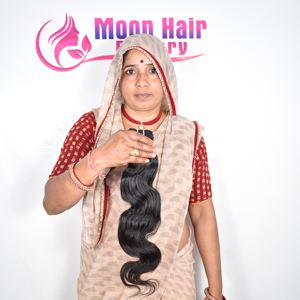 Extensions de cheveux humains de luxe de Malaisie, Bodywave, sans produits chimiques, double trame, trame plate, cuticules alignées, douceur, en vente - Product Image 6