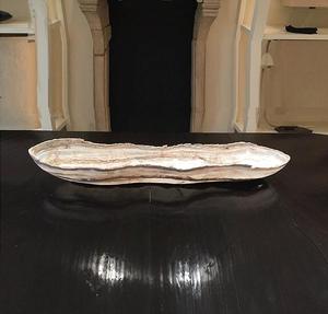 Cuisine moderne Bols à usage hôtelier Forme libre irrégulière avec bord brut Surface polie Marbre onyx à faible coût du Pakistan - Product Image 4