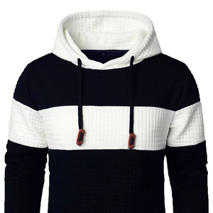 Men's Summer Fashion Regular Fit Color <b>Matching</b> Print Casual Breathable Quick Dry <b>Long</b> Sleeve Hoodie for Street Outdoor - Product Image 6