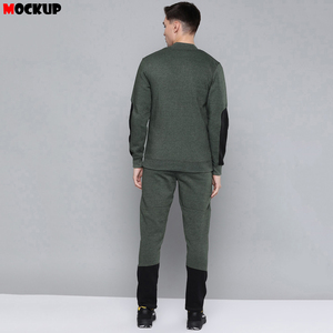 Conjunto Deportivo Unisex de 2 Piezas, Sudadera con Capucha y Pantalones Jogger, Traje Deportivo Holgado con Estampado Sólido, Personalizable OEM para Gimnasio y Fitness - Product Image 3