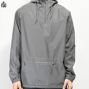 Chaqueta Cortavientos Personalizada con Cremallera Completa para Hombre, Chaqueta Cortavientos de Poliéster, Chaqueta de Invierno - Product Image 1