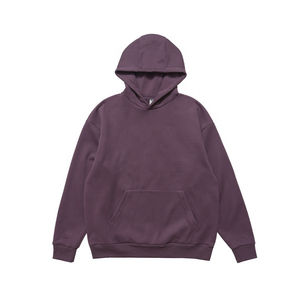 Sweat à capuche unisexe en polaire de couleur unie, design simple, col rond, coton de haute qualité, veste en jersey, sweat à capuche de haute qualité - Product Image 5