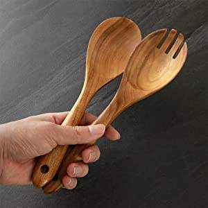 Cuillère à thé en bois écologique classique avec finition miroir et long manche pour les essentiels quotidiens de la cuisine - Thé, café, boissons aux herbes - Product Image 3