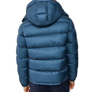 Veste matelassée pour hommes imprimée de logo personnalisé haut de gamme Style décontracté avec col montant pour l'hiver Option grande taille Prix bas! - Product Image 1