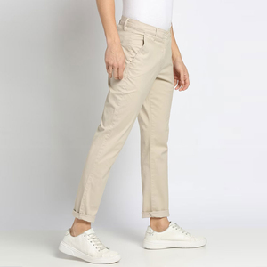 Pantalon décontracté en toile pour homme, coupe droite et ajustée, taille plus, respirant et léger - Product Image 4