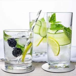 Premium Quality Stainless Steel Round <b>Coasters</b> Silver Metal Cup <b>Coasters</b> Set Custom Logo Stunning Cool <b>Coaster</b> Cups Mats Decors - Product Image 1