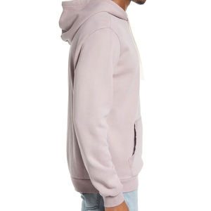Sweat à capuche uni personnalisé avec logo et couleurs roses de haute qualité Sweat à capuche en molleton pour hommes vendu à chaud à prix de gros - Product Image 3