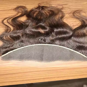 Acheter Fermeture En Dentelle Naturelle Non Transformée Avec Des Cheveux Frontaux Pour La Fabrication De Perruque De Cheveux De Mode Femme En Inde Prix Bas - Product Image 1