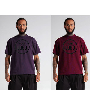 Camiseta Shaka Wear de algodón ideal con logotipo personalizado, 7,5 oz Max, ropa de calle holgada con logotipo personalizado, Camiseta extragrande de peso pesado para hombre - Product Image 2