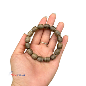 Pulsera Oud de Vietnam subacuática de moda Superior 100% cuentas de madera Natural de alta calidad 17 Cuentas de 12mm de tamaño - Product Image 6