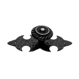 Pomolo in Ferro Battuto Art. 306 mm 25 con base - Product Image 1