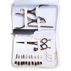 Kits de herramientas de extensión de cabello, material de acero inoxidable, kits de herramientas de extensión de cabello, superventas, novedad - Product Image 5