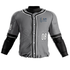 Uniforme de Béisbol Transpirable de Poliéster Elegante para Hombres Adultos con Pantalones y Número Personalizables en Múltiples Colores - Product Image 3