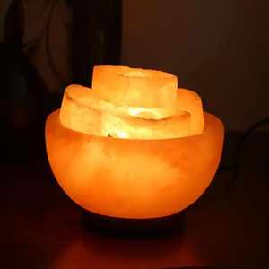 Lámpara de sal con forma de cuenco del Himalaya más vendida, lámpara hecha a mano con forma de cuenco de sal del Himalaya - Product Image 3