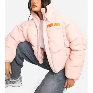 Veste matelassée en coton décontractée pour femme de qualité supérieure fabriquée sur mesure, design uni, logo personnalisé, imperméable et respirante - Product Image 1