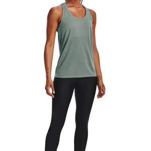 Camiseta sin mangas larga para mujer, 100% algodón, personalizada con logotipo bordado, transpirable, estilo casual para fitness, MOQ bajo. - Product Image 5