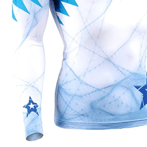 Rash Guard manga larga Rash Guard tamaño personalizado y diseños para hombres sublimación impresa ropa deportiva cómoda ropa para correr - Product Image 2