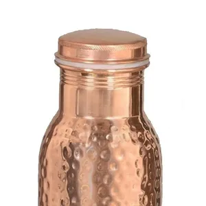 Custom Made Copper <b>Drinkware</b> Bottles in Various Patterns for Gifting and Home Storage - Product Image 3