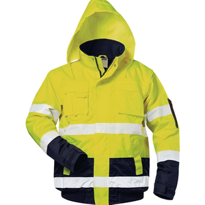 High-visibility Workwear <b>Pilot</b> <b>Jacket</b> by HASSO/SAFESTYLE for Marine Safety - Product Image 2