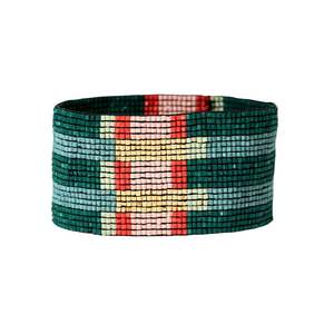 Déclaration De Mode Perles De Rocaille Manchette Bracelet Personnalisable Conception Ethnique À La Main Perles De Rocaille Manchette Bracelet Pour Les Boutiques De Cadeaux - Product Image 4