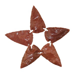 Pointe de flèche en pierre d'or rouge de haute qualité, pierre naturelle, gemme, agate, pointes de flèche de guérison, grossiste en pointes de flèche de guérison - Product Image 1