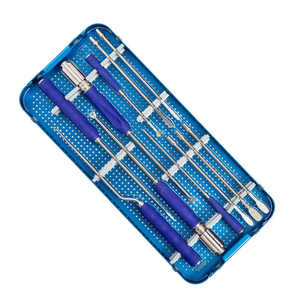 Kit d'instruments chirurgicaux orthopédiques pour la neurochirurgie de la colonne vertébrale, manuel, en acier, standard, certifié CE, classe I hospitalière, par SurgiRight - Product Image 5