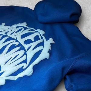 OEM High Quality <b>Thick</b> Winter Clothing Plus Size Custom Logo Rhinestone Screen Printed Eco-Friendly Vintage Streetwear <b>Men</b> - Product Image 5