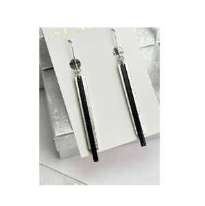 2025 Louisiana Us State <b>Brass</b> Jewelry WINDOW Earrings Made of <b>Sheet</b> Rectangle premium floral earrings for party wear women - Product Image 2