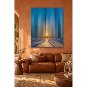 Impression sur toile Fida Blue Winter Forest Sunrise - Product Image 2