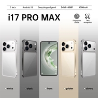Téléphone mobile intelligent I17 PRO MAX neuf, 4G LTE, double SIM, double veille, Android 15, écran HD LED, version française, produit transfrontalier très demandé
